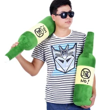 Забавная игрушка личностная креативная цилиндрическая винная подушка в форме бутылки для питья вина Бутылка для пива бойфренд Рождество