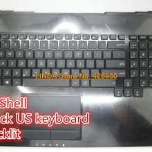 Упор для рук и клавиатура для ноутбука ASUS G750 G750JH G750JM G750JS G750JW G750JX G750JZ G750JY 13NB00M1P16111-1 13NB00M1AM0801 13NB00M1AM0121
