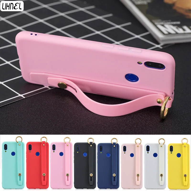 

Wrist Strap Hand Band Bracket Case for Redmi Note7 5A 6A 5Plus Note4X S2 Go Etui for Xiaomi Mi POCOPHONE F1 MI A2 Lite Cover