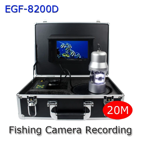 

7Inch LCD Underwater Video Camera System Fish Finder DVR Sony 700TVL With SD Card Recording Fishing Monitor GSY8200D