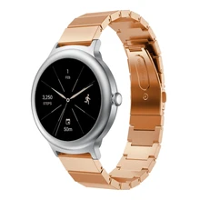 22 мм Quick Release натуральная Нержавеющая сталь Ремешок Браслет ремешок для галечный время/Сталь ASUS zenwatch урбанистический LG Watch