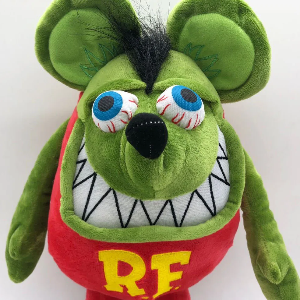 Anime Cartoon Tales of The RAT FINK Plush Toy GREEN ED BIG DADDY PLUSH RF Soft