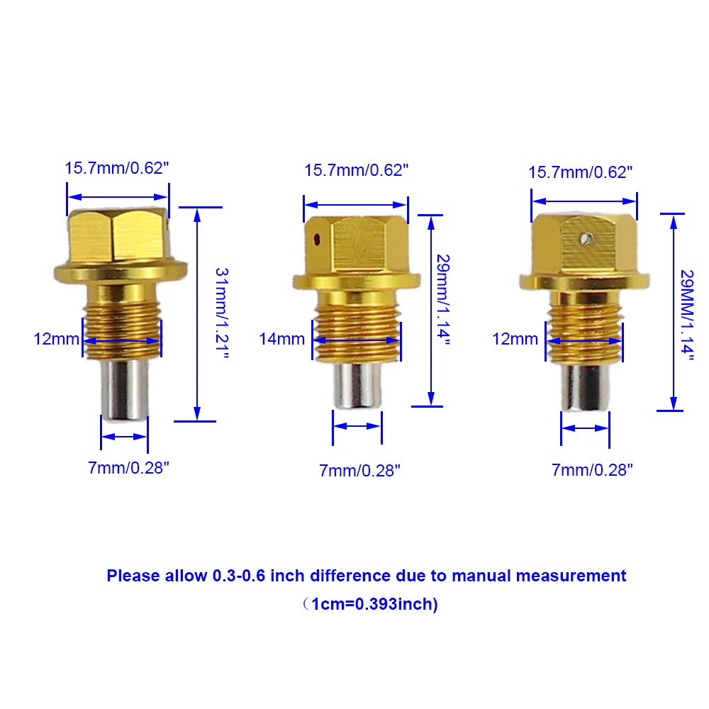 JDM масло сливной заглушка болт магнитный двигатель масляный поддон сливной гайка магниты для Passat Nissan Toyota peugeot M12x1.25/M12x1.5/M14x1.5x1.25