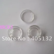 NA-12 100 шт/партия 2,5*1 см пластиковая маленькая круглая баночка для декора для ногтей графин из горного хрусталя украшение для ногтей