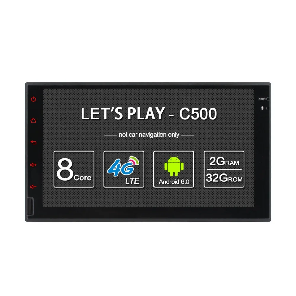 Best vehicel C500 Octa 8 Core Android 6.0 2G RAM 32GB ROM Support 4G LTE SIM Network Car GPS 2 din Universal car Radio player no dvd 2