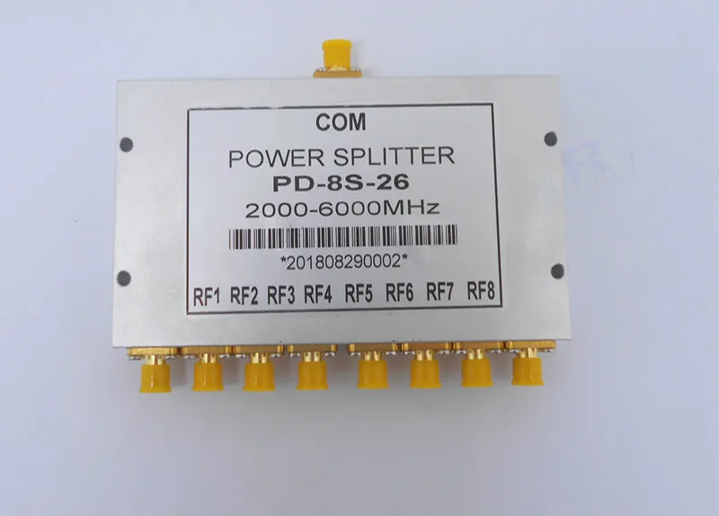 

SMA RF Eight Power Splitter 2.4G 5.8G 2000-6000MHZ Sma Micro-strip Eight SMA Power Divider