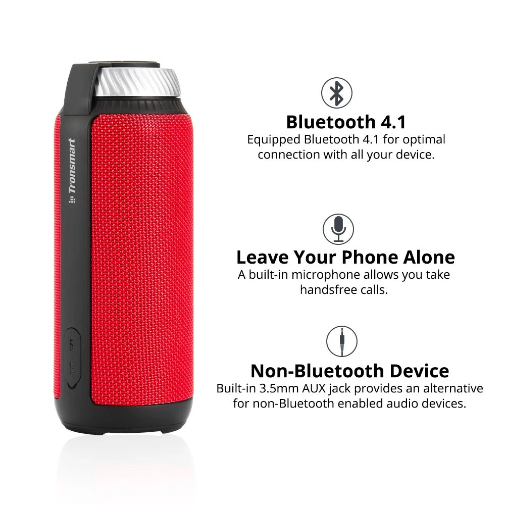 Tronsmart элемент T6 Bluetooth динамик Bluetooth 4,1 Саундбар 25 Вт Altavoz Bluetooth [только для RU] для Iphone, Xiaomi, samsung