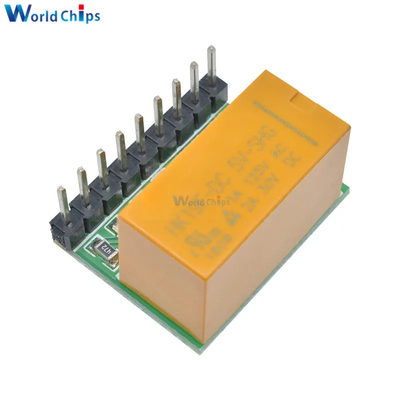 Diymore Mini 1 канал 5 в 12 В DC DPDT релейная плата двухполюсный двойной переключатель