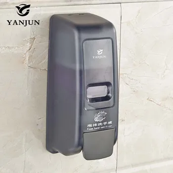 

400ml Wall Mounted Single Foaming Soap Dispenser Commercial Soap Dispenser For Bathroom Kitchen Black Green YJ-2512