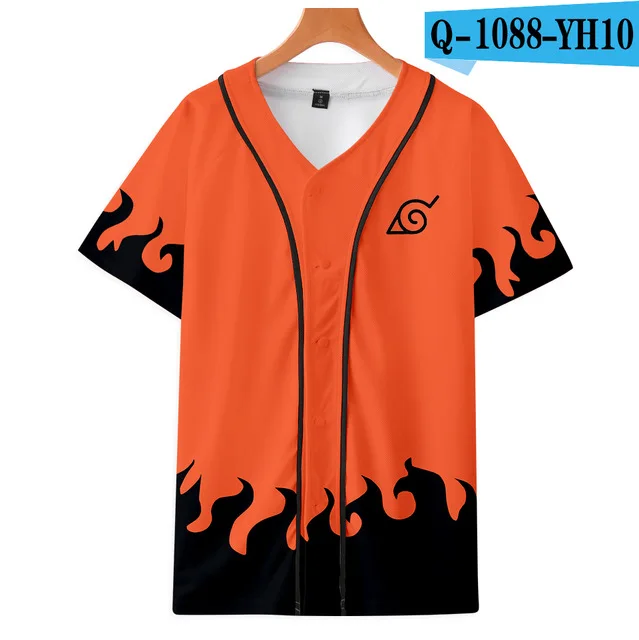 3D Naruto harajuku t-shirt men Anime 3d printed t shirts streetwear clothes short sleeve baseball t shirt Naruto Tops tshirt 4XL