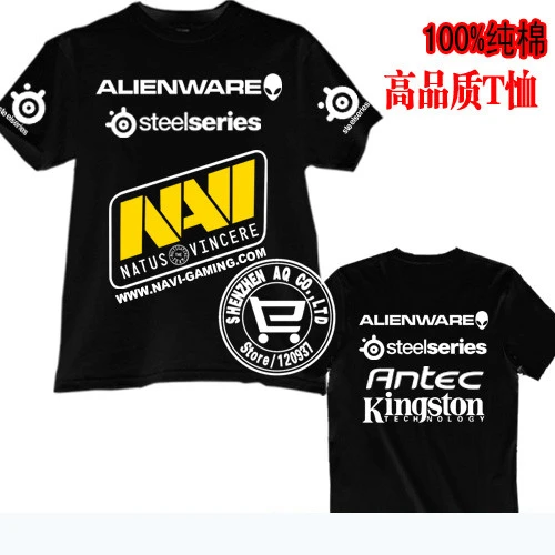 Customization Steelseries Navi Natus Vincere Gaming Team Navi T Shirt Game Men & Women Aliens Tees Fashion Network Game - T-shirts - AliExpress