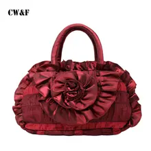 Тренд корейские модные сумки цветы женская сумка женская ручка сумка ручная шелковая ткань в упаковке