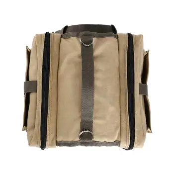 

Outad Durable Soft Comfortable Dog Pack Harness Canvas Saddle Bag With Adjustable Strap For Outdoor Travel Training Camping