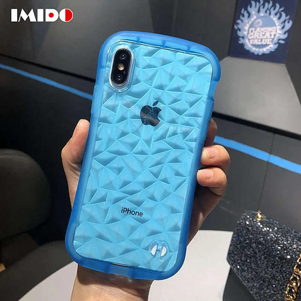 Алмазная чехол для телефона iPhone 11 Pro MAX XSMAX XR XS X 8 7 6 6S Plus мягкая прозрачная задняя