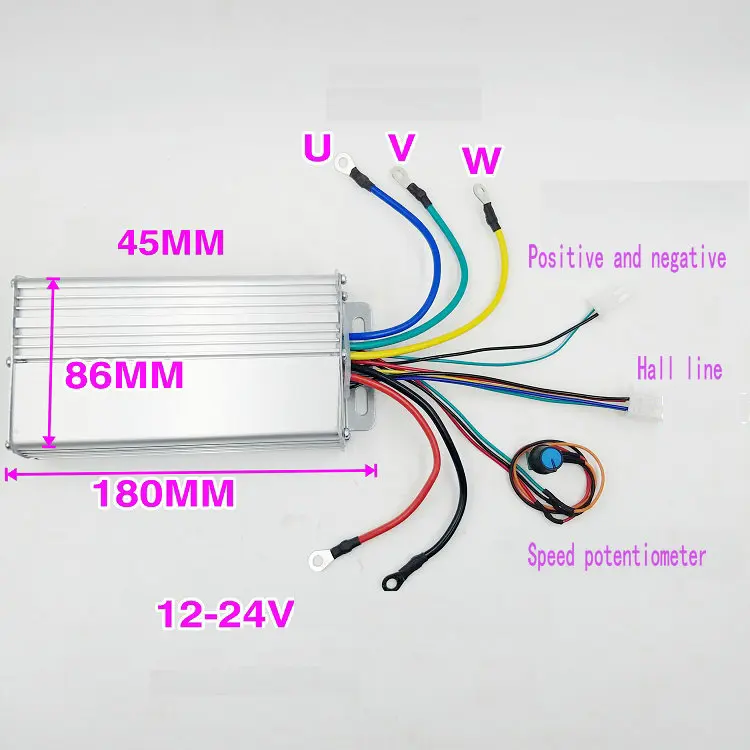 DC12-24V 700 Вт 0-30A Бесщеточный Регулятор Скорости привод зал индукция бесступенчатая регулировка скорости вперед и назад