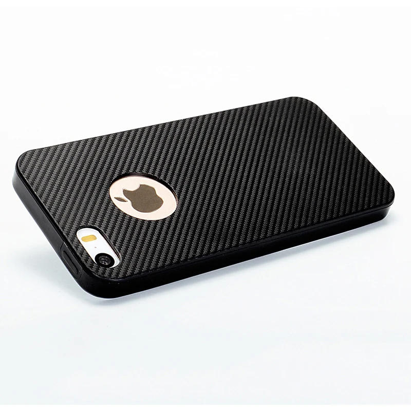 carbon fiber silicone case iphone 5 5s se (13)