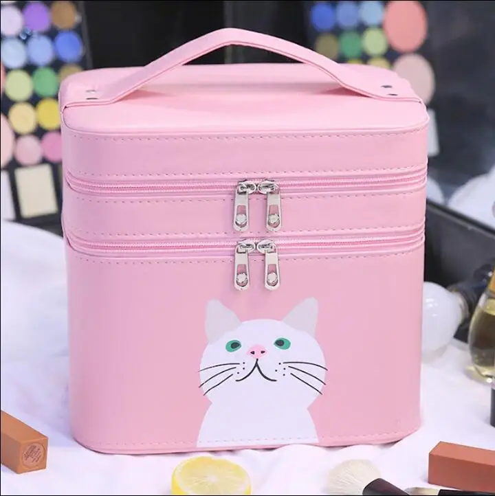 

So lovely! Cosmetic bag large capacity multi-purpose makeup bag for Makeup brush kits NICE