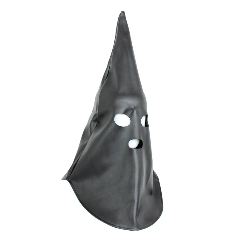 

Witch Cosplay Horror Punk Leather Mask Halloween Stage Full Face Mask Costume Party Cool Play Prop Drop Ship