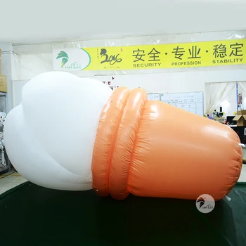 

Custom Dessert Shop Decoration Giant PVC Advertising Inflatable Ice Cream