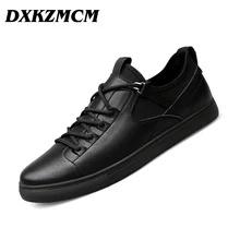 DXKZMCM мужская повседневная обувь из спилковой кожи мужские туфли на плоской подошве ручной работы мужские лоферы Модные Дизайнерские кроссовки