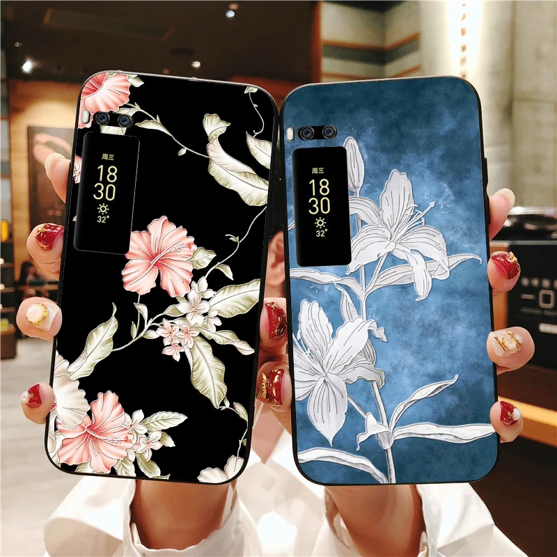 Роскошный силиконовый 3D-чехол для Meizu E3 E2 U10 U20 Pro7 Pro6 противоударный чехол с