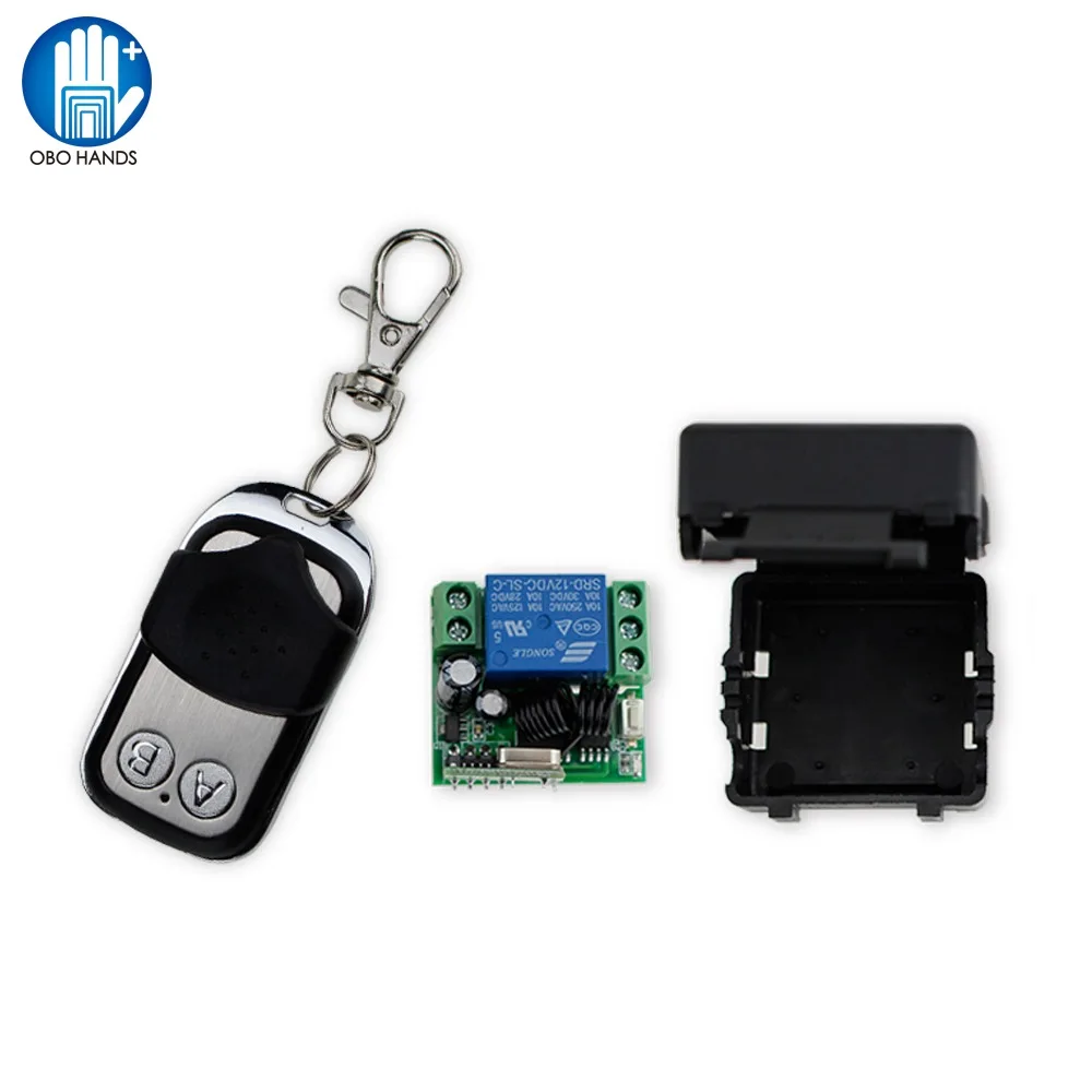 

DC12V 2CH Wireless Remote Control Switch 315/433MHz for Single Door Electric Door Lock Access Control System+Remote Module+Shell