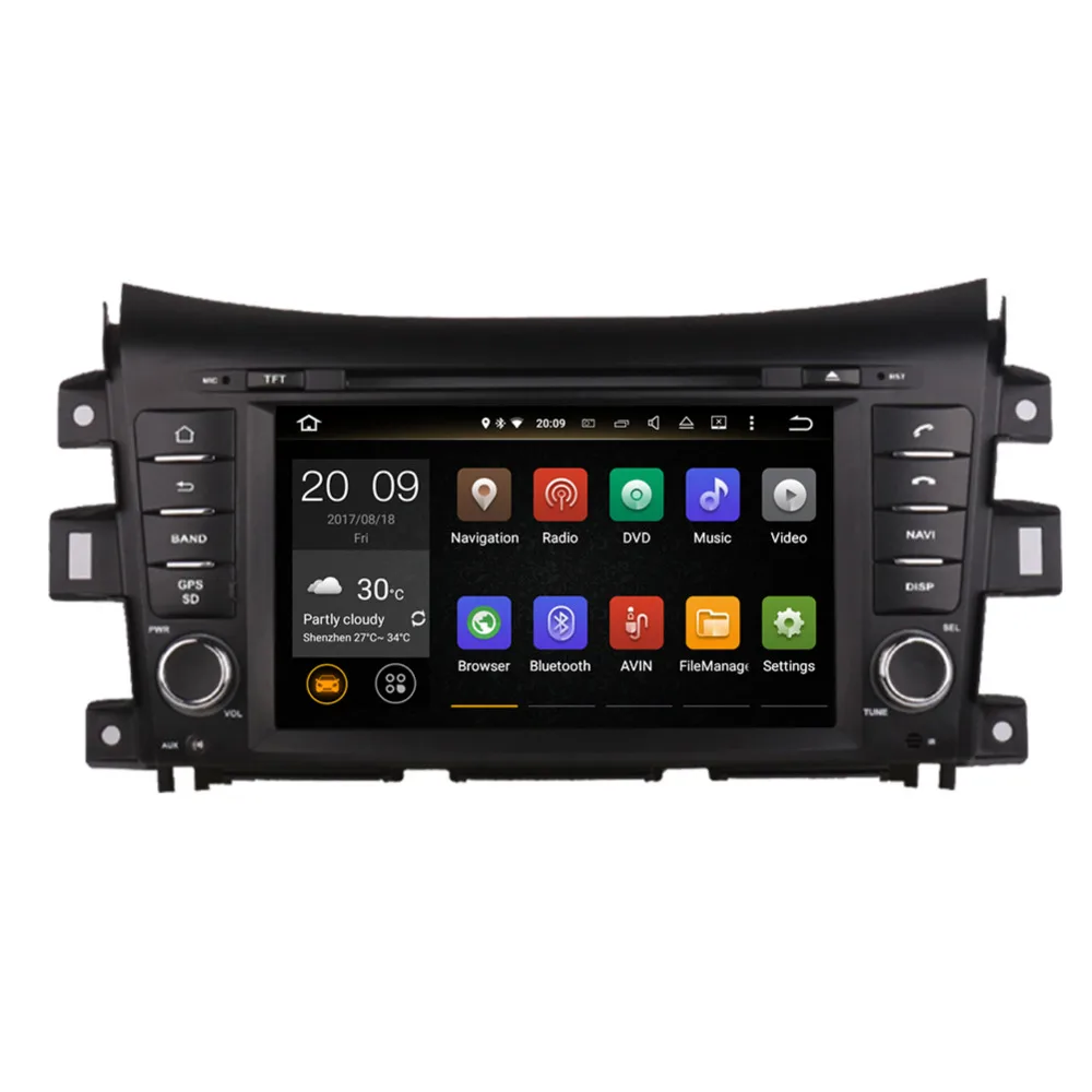 Perfect 4GB RAM Android 9.0 Octa Core Car PC GPS Radio Stereo with Bluetooth For Nissan Navara 2014-/Nissan NP300 Car Head Unit Wifi 1