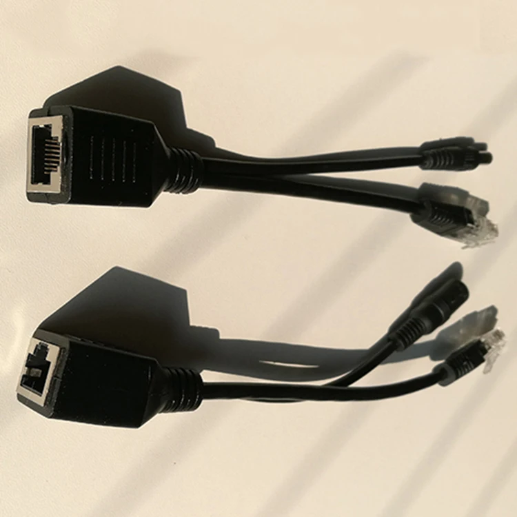 

CWH POE Splitter for CCTV Camera DC12V 1A 2A Convert None-POE Camera to POE Camera Powered by Power Adapter Through UTP Cable