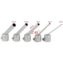 850/858/горячий воздушный пистолет для снятия припоя ветер рот Наклонный удлиненный горячий воздушный пистолет воздушный сопло горячий воздушный пистолет головка круглый 850 воздушный сопло