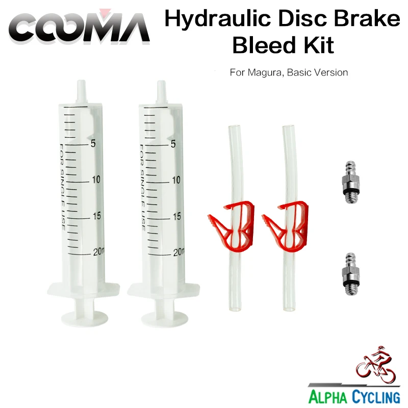 

Bicycel Hydraulic Brake Bleed kit for Magura MT Series Brake System, Also fit for Tektro Hydraulic Brake, Basic Kit, V0.5
