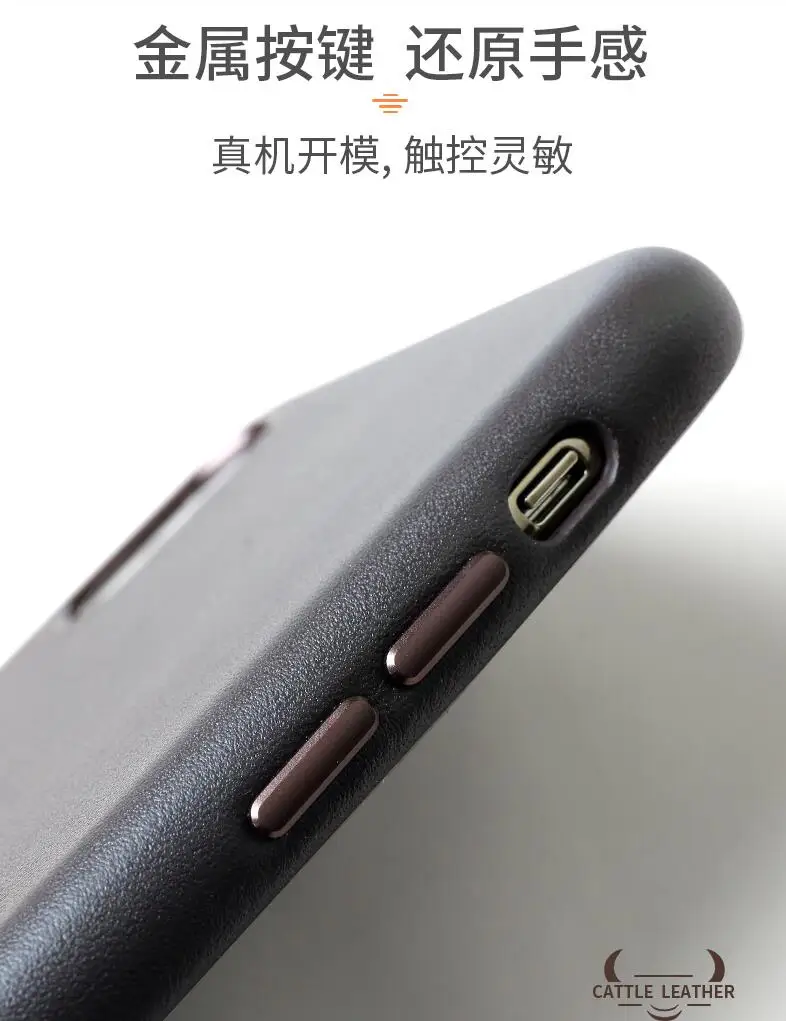 Чехол из натуральной кожи для iphone XS Max 100% оригинал Duzhi полностью защищающий 7 Plus 8