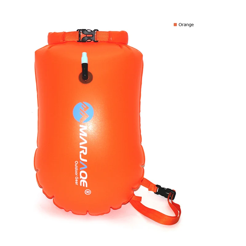 20 л надувной безопасный плавательный буй Водонепроницаемый сухой мешок для хранения плавающий Сноркелинг Каякинг Каноэ - Цвет: Orange