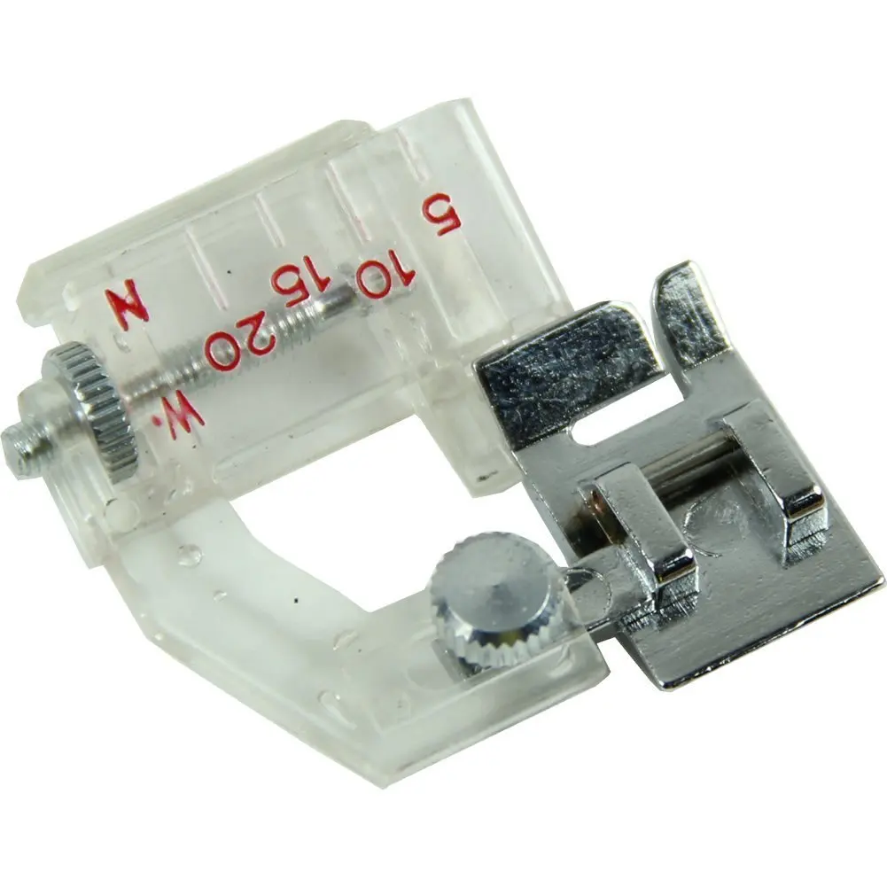 Download New Snap on Adjustable Bias Binder Presser Low Shank Flat Sewing Machine Foot | Emporiaz