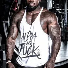 ZY модная летняя одежда для спортзала, мужские топы с принтом букв, однотонный мужской жилет, майка без рукавов, Облегающая рубашка Debardeur Homme