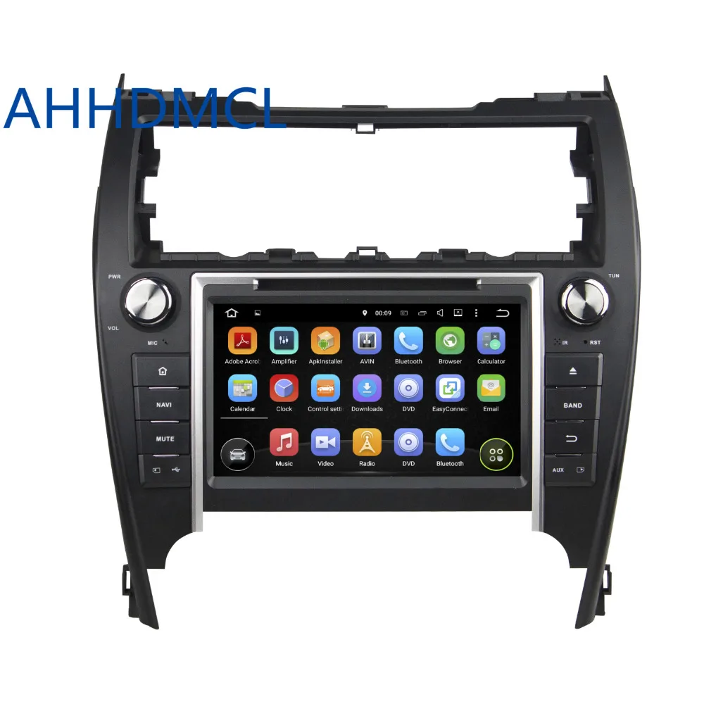 Top Car Multimedia Player Stereo Audio Radio DVD Player Android 8.1.0 GPS For Toyota Camry American Version 2012 2013 2014 2015~2017 1