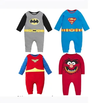 

Unisex Baby Rompers Newborn Babies Clothes Long Sleeve Infant Babies Jumpsuit Toddler Boys Girls Fashion Superhero Costume