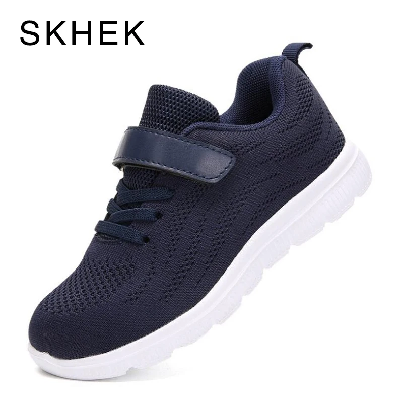 SKHEK الربيع الخريف أطفال أحذية 2019 الأزياء شبكة عارضة الأطفال رياضية لصبي فتاة طفل الطفل تنفس الأحذية الرياضية