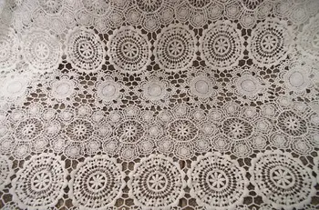 

5yards off white cotton guipure lace fabric, cotton lace fabric,Chic Bridal Lace Fabric, bridal lace fabric