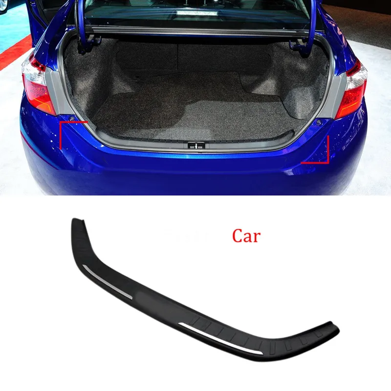 For Toyota Corolla 2014 2015 2016 2017 SEDAN Car Trunk Door Sill Guard Plate 1pcs ABS Plasticin