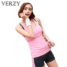 Новое поступление Для Женщин Йога указан new Двойка Спортивная u-образным вырезом Спортивный жилет шорты дышащий Фитнес 3 цвета бег на открытом воздухе