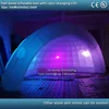 5m LED lighting inflatable half dome tent inflatable bar inflatable wedding party igloo tent marquee with color changing LED 3