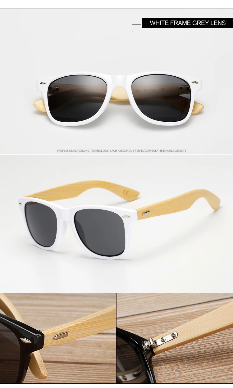 WarBLade Bmaboo солнцезащитные очки для женщин для мужчин Деревянный Ретро Защита от солнца очки lunette de soleil femme 2019 marque de luxe Винтаж