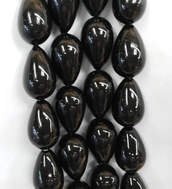 Жемчуг Gergous 10x14 15x20mm полная цепочка падение teadrop кубический ботинки черного белого