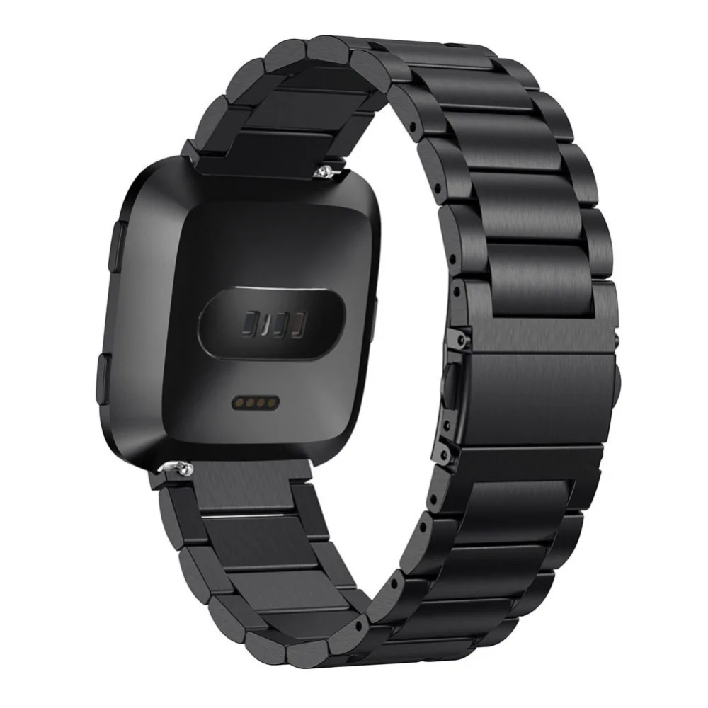 Ремешок для часов из нержавеющей стали Fitbit Versa ремешок без отвертки сменные