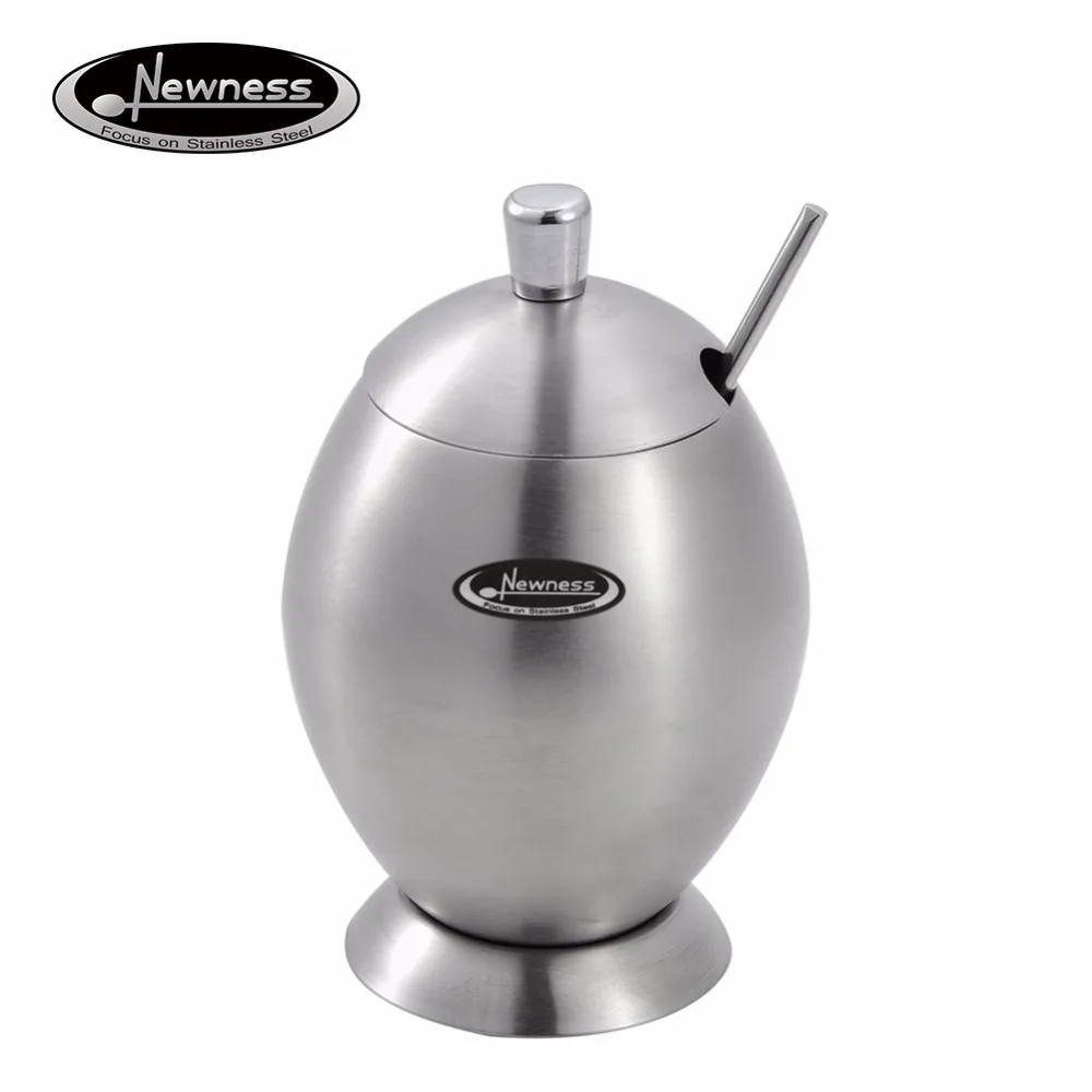 Online Get Cheap Stainless Steel Sugar Bowl Aliexpresscom - Newness Stainless Steel Sugar Bowl With Lid And Sugar Spoon For Home Eggshape( online get cheap stainless steel sugar bowl aliexpresscom - newness stainless steel sugar bowl with lid and sugar spoon for home eggshape(