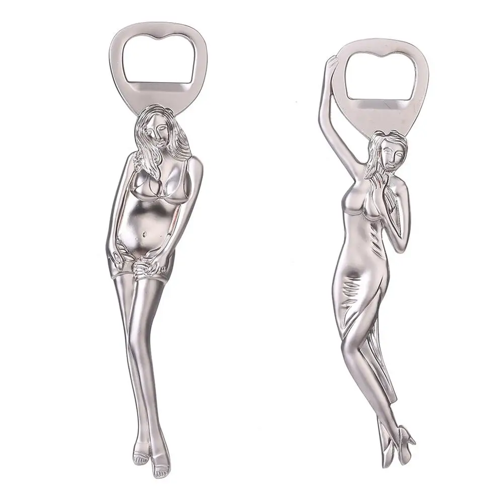 

Retro Style Beautiful Dancing Girl Embossed Bottle Opener Durable Zinc Alloy Beer Drink Opener Drop Shipping