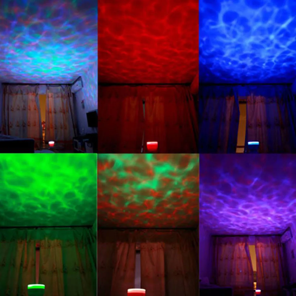 

Home Night Light Projector Lamp 7 Color Light Modes Remote Control for Kids Adults Bedroom Decor JA55
