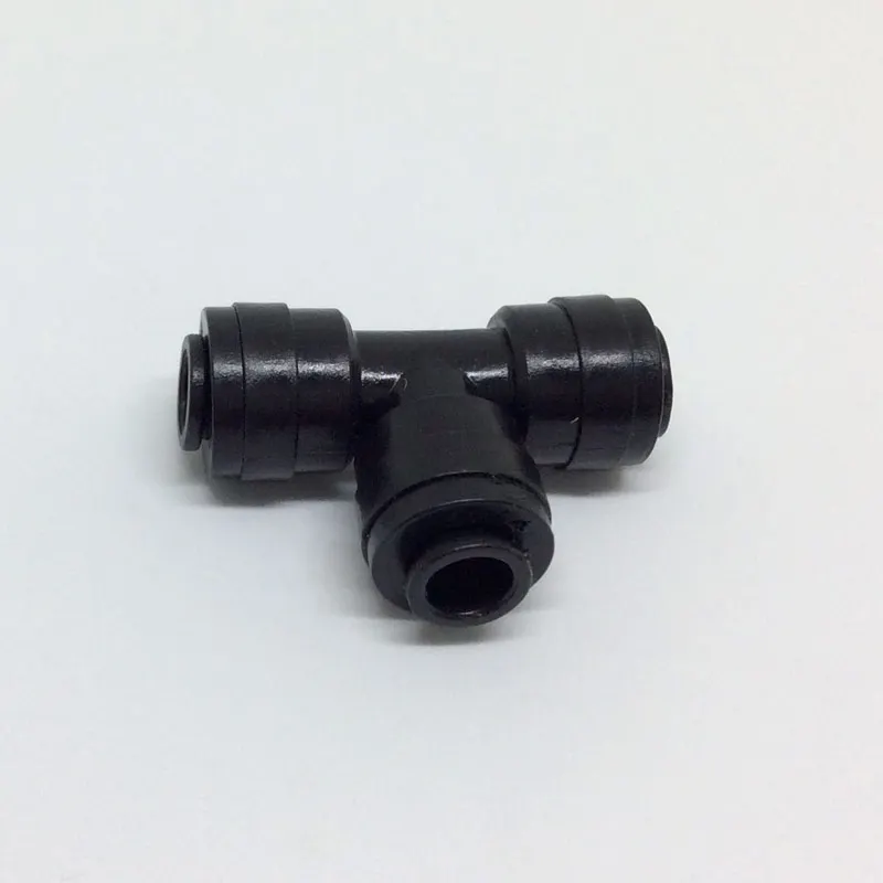 50 шт. 6 мм трубка OD Push для подключения тройника Union - Цвет: Black