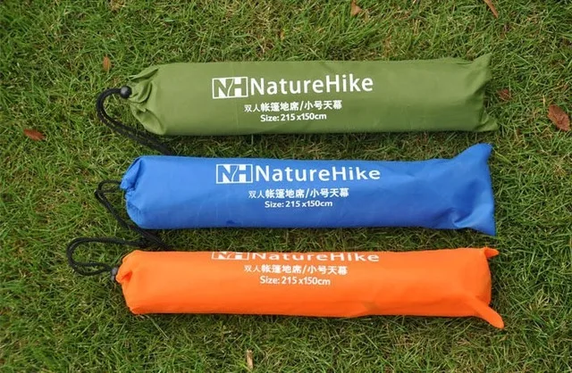 Naturehike тент брезент водонепроницаемый PU покрытие PU высокое качество 210 т Оксфорд материал Кемпинг Пикник пляж тент крыша брезент