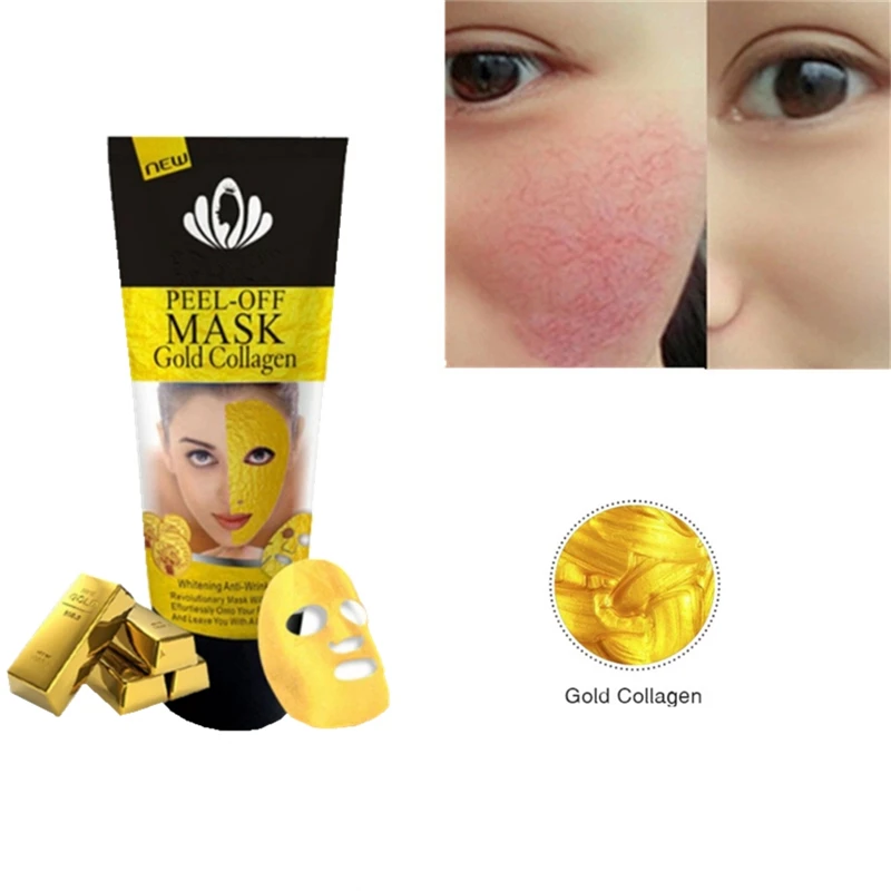 

24K Gold Mineral-Rich Magnetic Face Mask Pore Cleansing Removes Skin Impurities Firming Moisturizing Blackhead Removal Mask